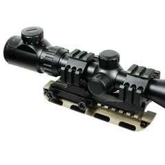 3-9×40 AOEG Hunting Rifle Scope Red Green Dual illuminated PEPR Mount & Sunshade
