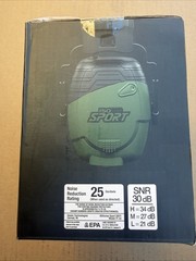 DEFY Tactical Shooting Range Earmuffs with Bluetooth 25 NRR (OD Green)