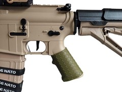 Universal Tactical Rubber Rifle Grip Sleeve – Ergonomic Non-Slip Hex Grip Handle