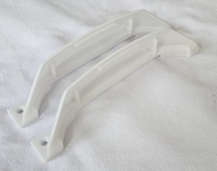 Onewheel+ XR 3d Printed TFL Drop Top Fender Base Pair In White