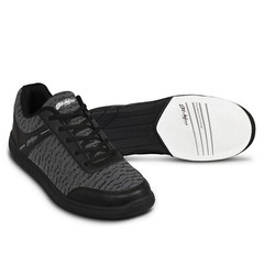 KR Strikeforce Flyer Mesh Black/Steel Mens Bowling Shoes