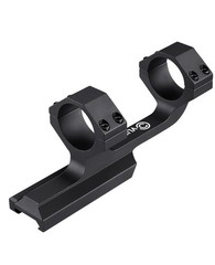 Cantilever Scope Mount Picatinny Rail One-Piece Offset Dual Rings for 30mm Tubes