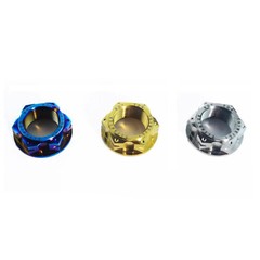 1 PcsTitanium Nut M22/M24*1.5mm Ti Flange Nuts for BMW S1000RR Motorcycle Tuning