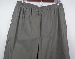 Columbia Mens Pants Polyvinyl Chloride Size Large Rain Vented Elastic Waist