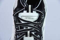 Off Arrow White Be Right Back Unisex Sneakers Grey Black