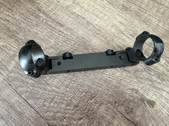 RWS Airgun Scope Mount 1888C Adjustable Windage/Elevation Steel Base 1&Prime; Low Ring