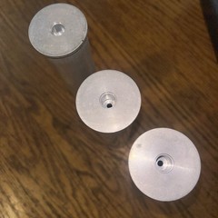 3-pk MK Ballistics reloadable 37MM 8” case Use380/38 rimmed blank Flare Casing