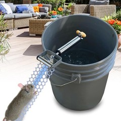 Reusable Humane Rolling Log Mouse Trap with 19&Prime; Mesh Ramp for Mice Rats Rodents