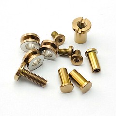 Titanium Pivot Standoff and Screw Set For Hinderer XM-18 3.5&Prime; Folding Knife Part