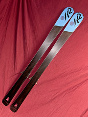 🔥 K2 Superstitious Womens 160cm All-Mountain SKIS Marker Integrated Bindings ⛷️