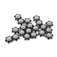 20Pcs 2.5*1.2cm Soft Plastic Golf Shoe Spikes Cleat Fast Twist For Adida Champ