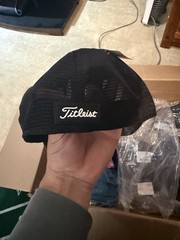 Titleist Golf Monterey Hat Mens L/XL Flex Band Black Camo Mesh Back Cap NEW