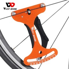 WEST BIKING Bike Spoke Tension Meter Measure Bicycle Wheel Repair Tool Orange