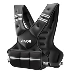 VEVOR 11-20lb Adjustable Weighted Vest for Men Women Strength Training Running