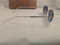 RAY BAN RB3767 001 4C Arista Gold Blue Gradient Unisex 54 mm Sunglasses