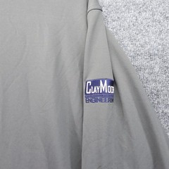 Peter Millar Mens Pullover Quarter Zip Sweatshirt Gray XL Claymore Engineering