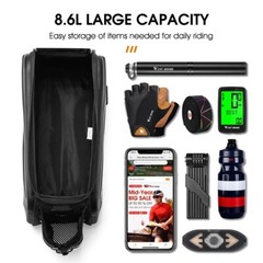 WEST BIKING Waterproof MTB Bike Pannier Bag Bicycle Rear Rack Pack Carrier Bag