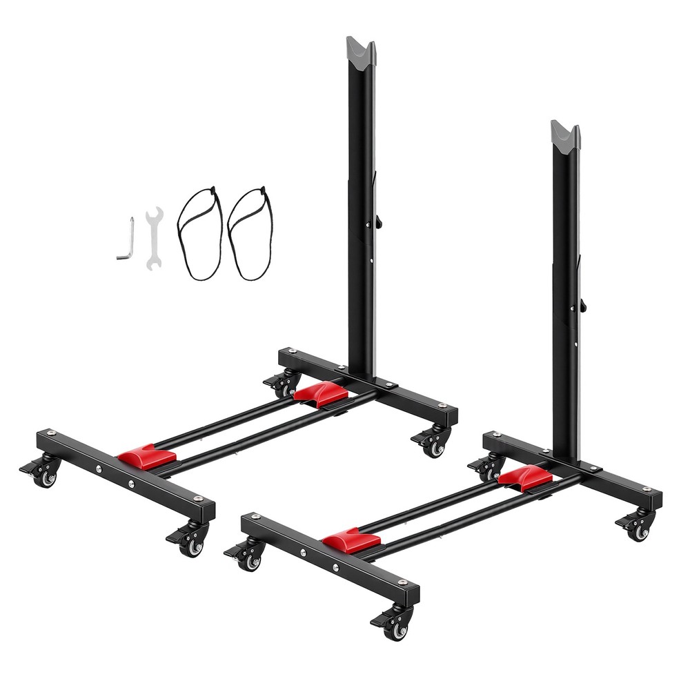 Uimoso Bike Stand 2-Pack Freestanding Rack with Vertical & Horizontal Storage