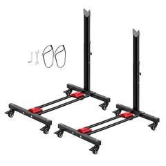 Uimoso Bike Stand 2-Pack Freestanding Rack with Vertical & Horizontal Storage