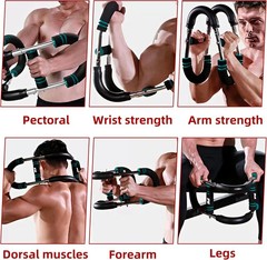 Adjustable Arm Chest Trainer for Men 60-110lb Home Strength Training Equipment