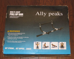 Ally Peaks Multi-Grip Pull Up Bar Doorway Trainer Home Gym Strength Workout