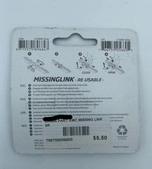 Missing Link Reusable 9 Speed Chain Link Card of 2
