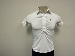 Cavalleria Toscana Ergonomic Women&rsquo;s White Show Shirt Short Sleeve Size S NWT