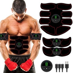 1Pcs Rechargeable Abdomen Muscle Exercise ABS Stimulator Fitness Binder Home Use