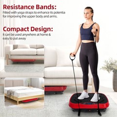 Vibration Platform Plate Whole Body Exercise Fitness Massager Machine Slim 330lb