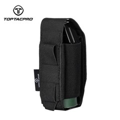 TOPTACPRO Tactical Flashbang Pouch Tool Bag Modular MOLLE Airsoft Bag Military