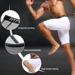 Men Compression Sport Shorts Athletic Workout Running Performance Baselayer