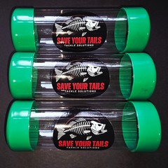 Fuzzy Tackle Tube Storage 3-Pack | Urchin, Tumbleweed, Hags, Coike type baits