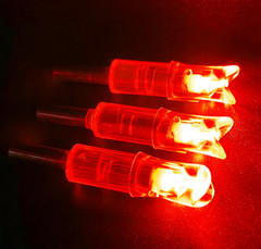 12X Crossbow Bolts 20Inch Carbon Arrows Led Lighted Nocks Crossbow Hunting Shoot