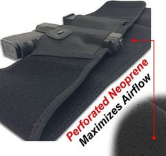 Tactical Belly Band Holster Concealed Hand Gun Carry Pistol Waist Hidden Belt US