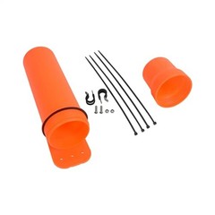 Motorcycle Waterproof Tool Tube, Universal Storage Manual Medium Orange