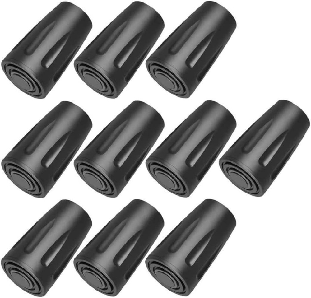 10x Trekking Pole Tips Protectors for Hiking Sticks & Nordic Walking Poles…
