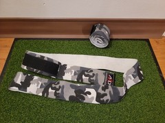 ARD CHAMPS Camo Weight Lifting Straps Pair Knee Support Cotton One Size