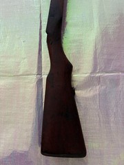 Antique Rifle Gun Stock 46.5 Inches Long-Barreled Barrel