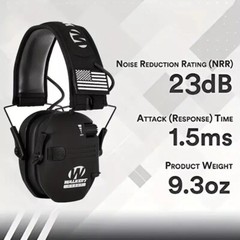 Walkers Razor Electronic Shooting Ear Muff Slim Shooting Anti-noise Earphone US