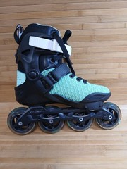 Powerslide Phuzion Xenon Arctic 80 Inline Skates Black Green Men 6 Women 7 UK 38
