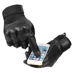 Leather Touch Screen Motorcycle Riding Full Finger Gloves Motorbike Moto Driving