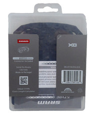 SRAM X0 Eagle T-Type Flattop Chain – 12-Speed, 126 Links, Solid Pin, Includes