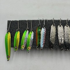 Lot of 20 Vintage Modern Fishing Lures Spoons Muskie Pike Mix Tackle Box Find