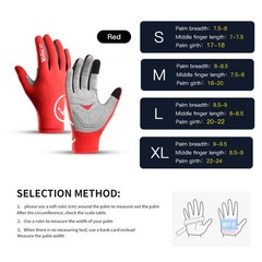 Full Finger Cycling Gloves Breathable Mountain Racing Bike Gloves for Men Women