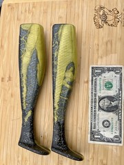 Boogey Man Bait Co. 10” Paddle Tail Grouper Lingcod Halibut China Rock Fish UV