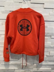UA Terry Crewneck Sweatshirt SZ XS in Red