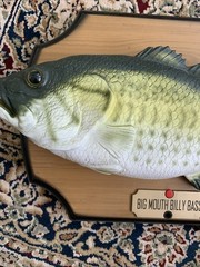 VTG Big Mouth Billy Bass Gemmy 1999 Take me To The River Don’t Worry Be Happy