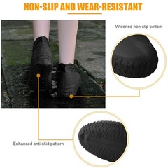 Anti-slip Silicone Rain Shoe Covers Reusable Waterproof Shoes Cover Protector
