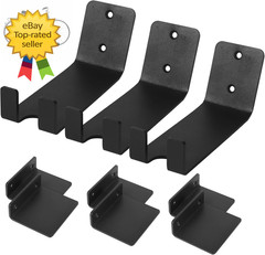 3 Pack Bike Wall Mount Pedal Hanger Heavy Duty Garage Vertical Space Saving Rack