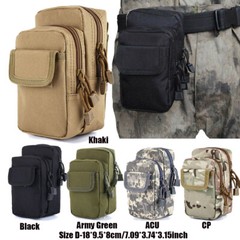 Universal Tactical Military Molle Cell Phone Holster Pouch Waist Pack Belt Bag